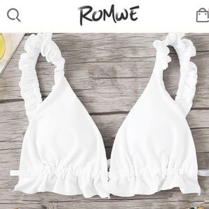 White bikini top